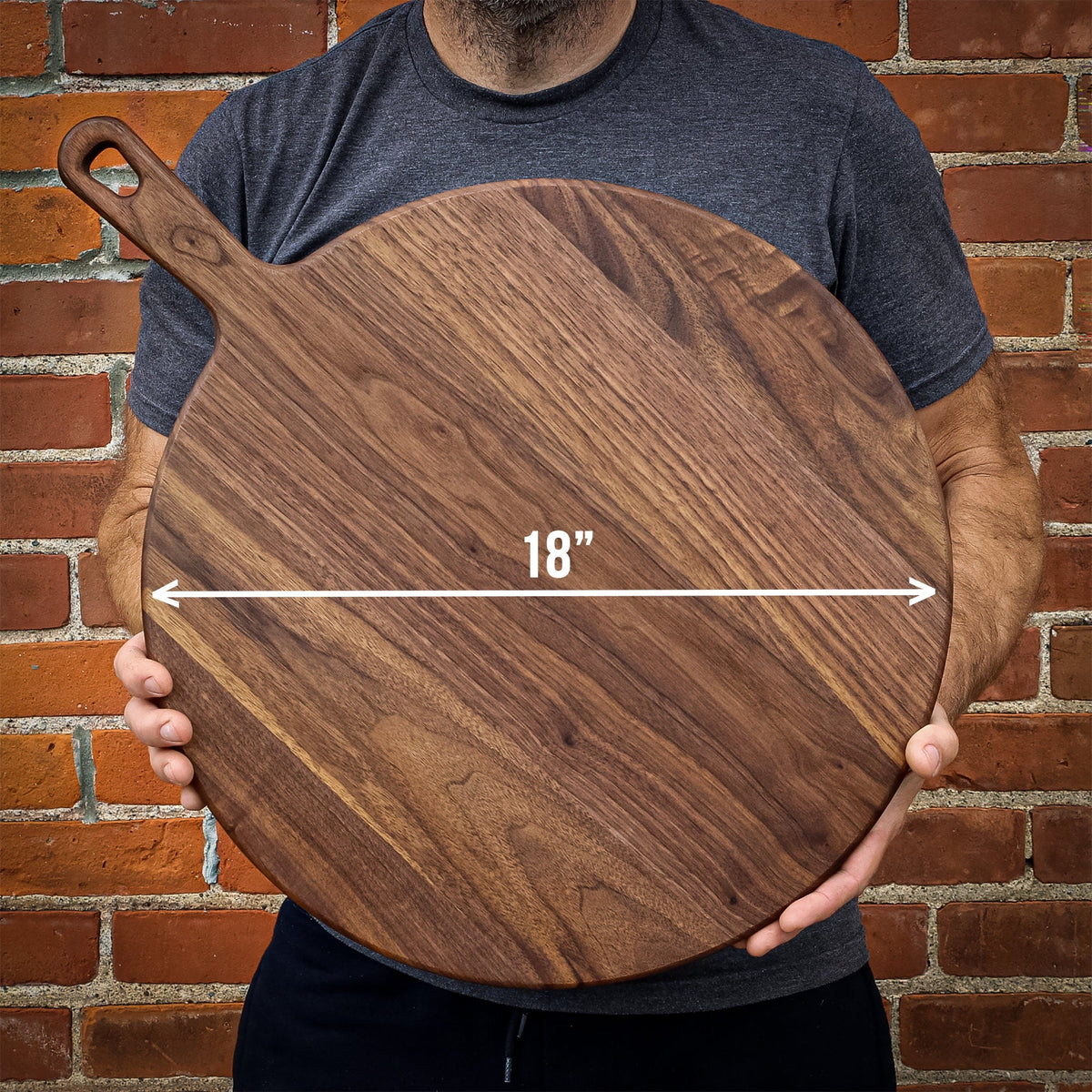 Round Walnut Paddle Board
