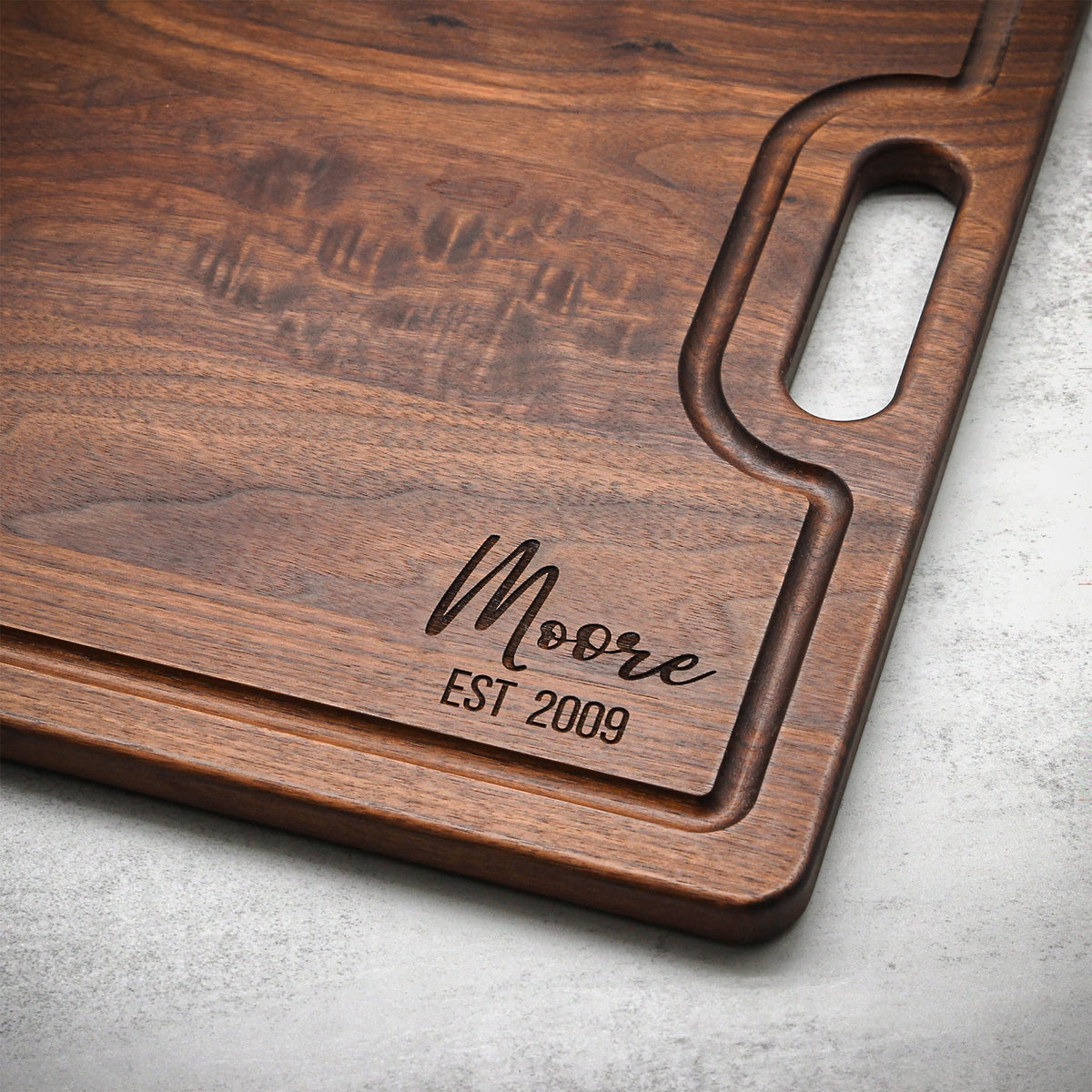 Extra Large Walnut Cutting Board, 24 x 18 in, view 5