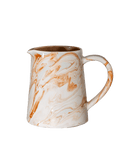 Marbled Terracotta Ceramic Pitcher