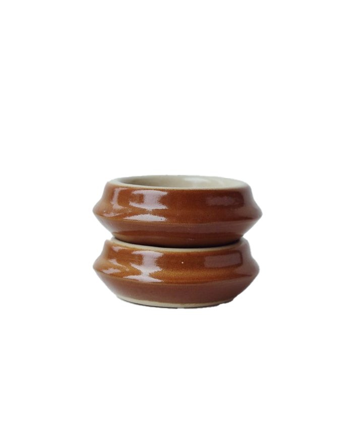 Vintage French Salt-Glazed Butter Pot