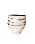 Marbled Terracotta Ramen Bowls, Set of 4