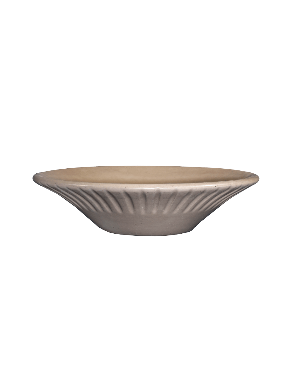 Carved Clay-Toned Ceramic Coupelle Bowls, Set of 4, view 5
