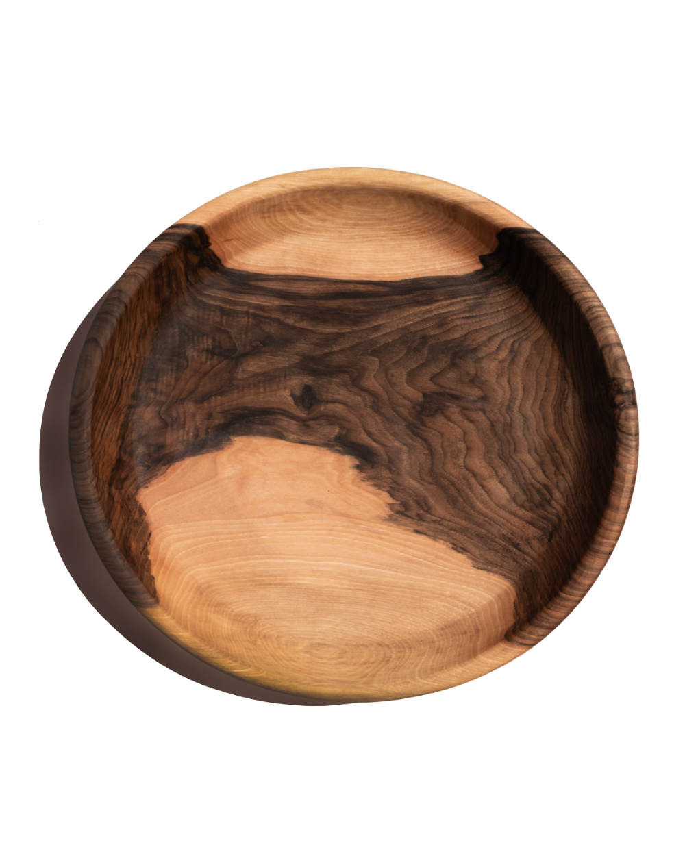 Carved Walnut Ottoman Tray